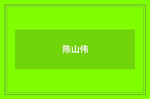 陈山伟品牌
