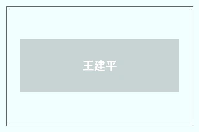 王建平品牌