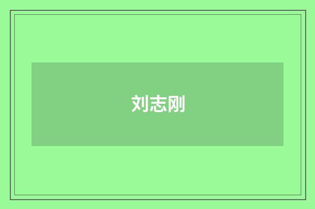刘志刚