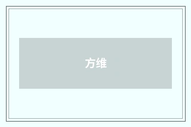 方维