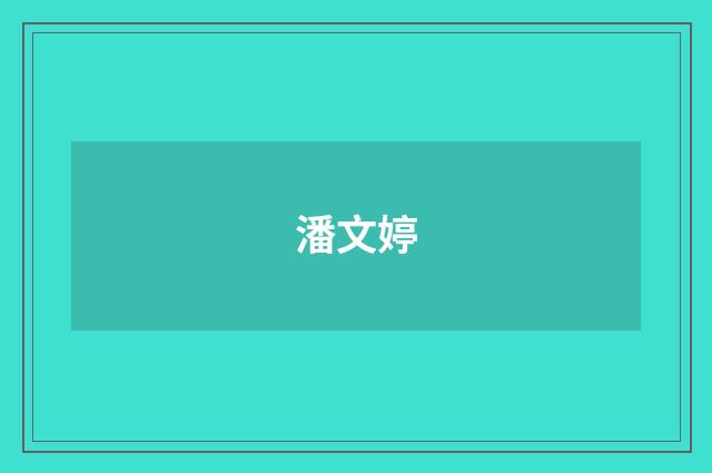潘文婷