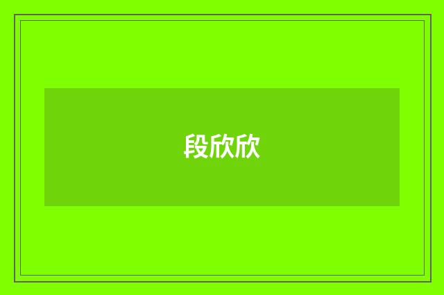 段欣欣